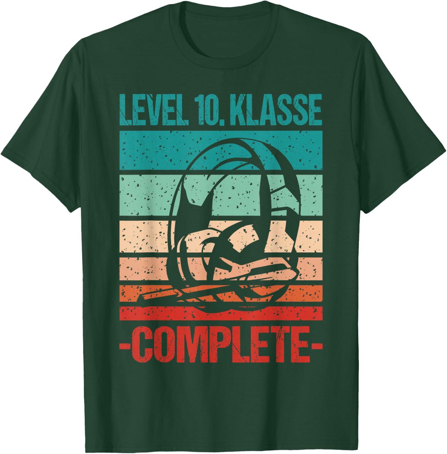 Level 10. Klasse Complete Schule Prüfung Bestanden Abschluss T-Shirt - T-Shirt | Forest