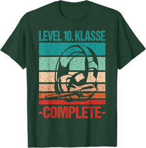 Level 10. Klasse Complete Schule Prüfung Bestanden Abschluss T-Shirt - T-Shirt | Forest