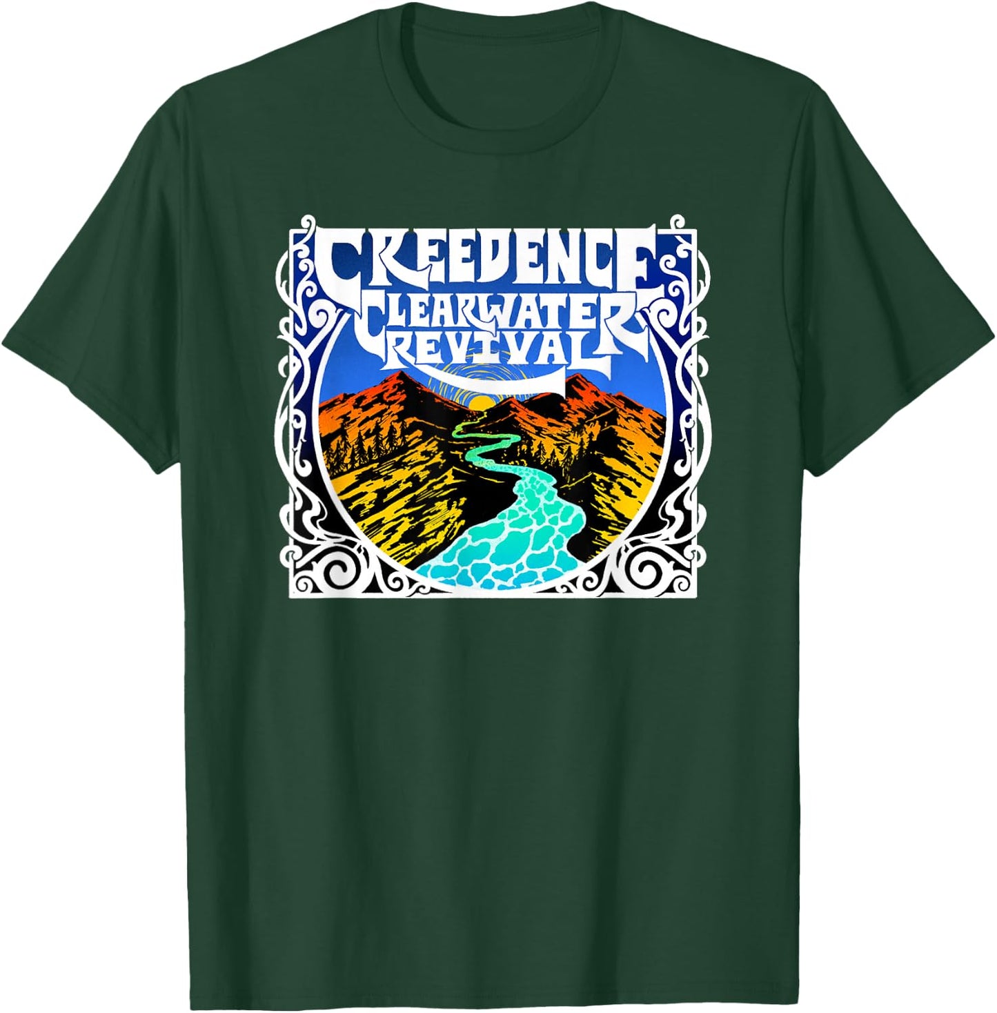 Creedence Clearwater Revival River , blue T-Shirt - T-Shirt | Forest