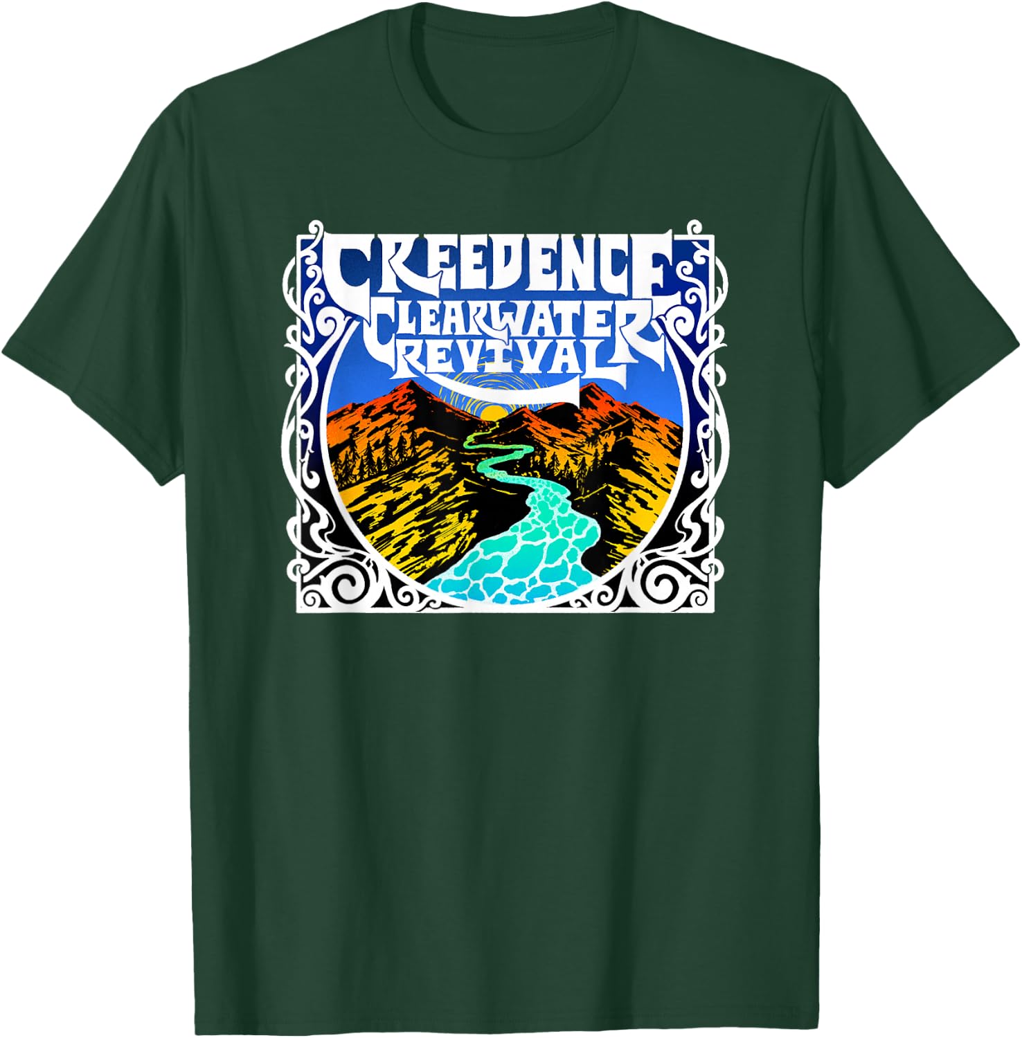 Creedence Clearwater Revival River T-Shirt - T-Shirt | Forest