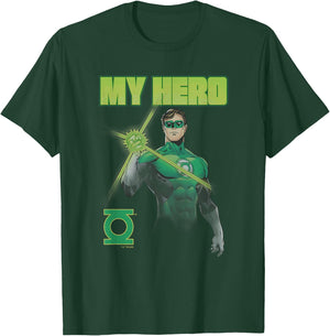 DC Comics Hal Jordan Green Lantern My Hero Portrait T-Shirt - T-Shirt | Forest