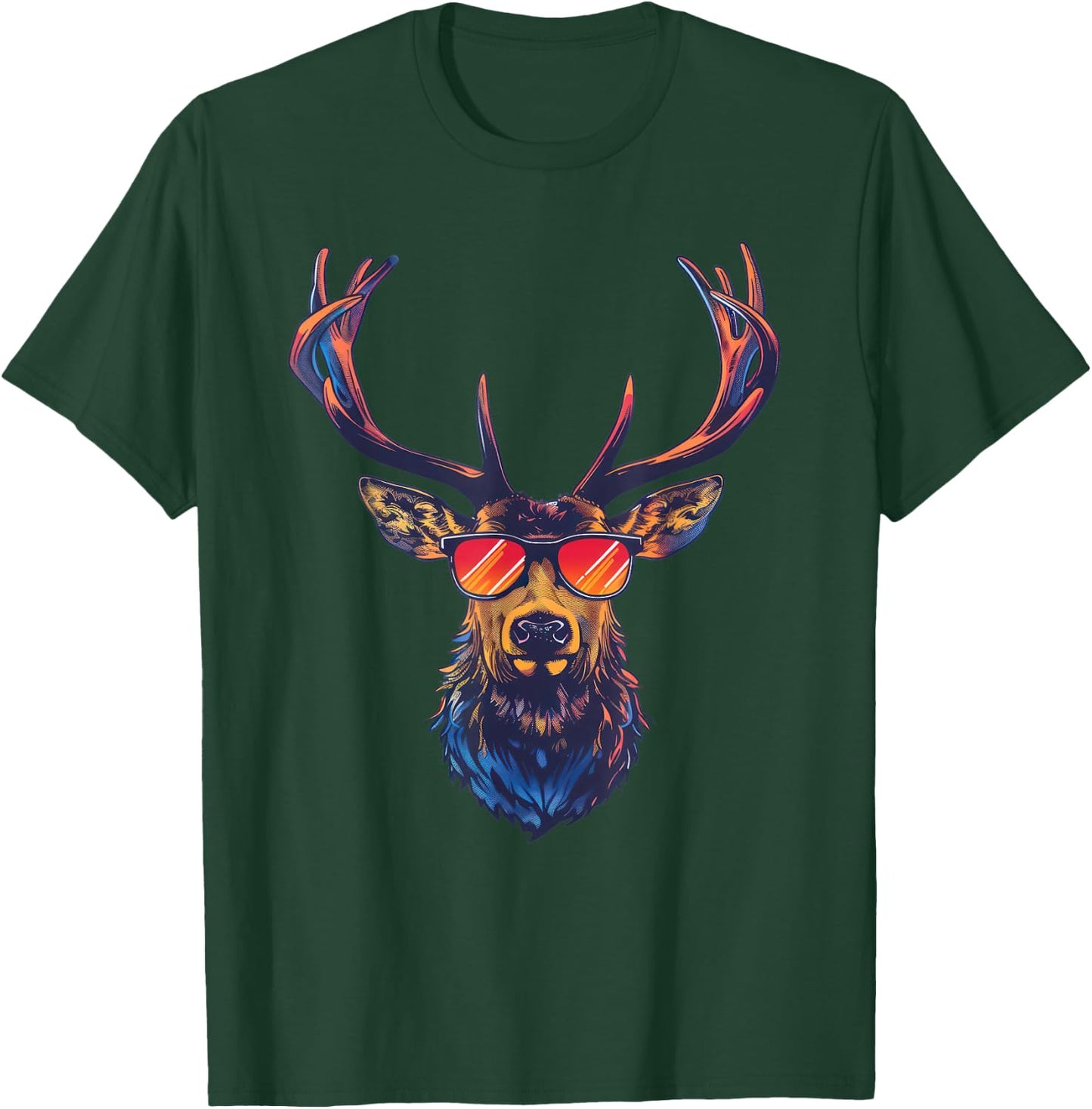Deer Sunglasses T-Shirt - T-Shirt | Forest