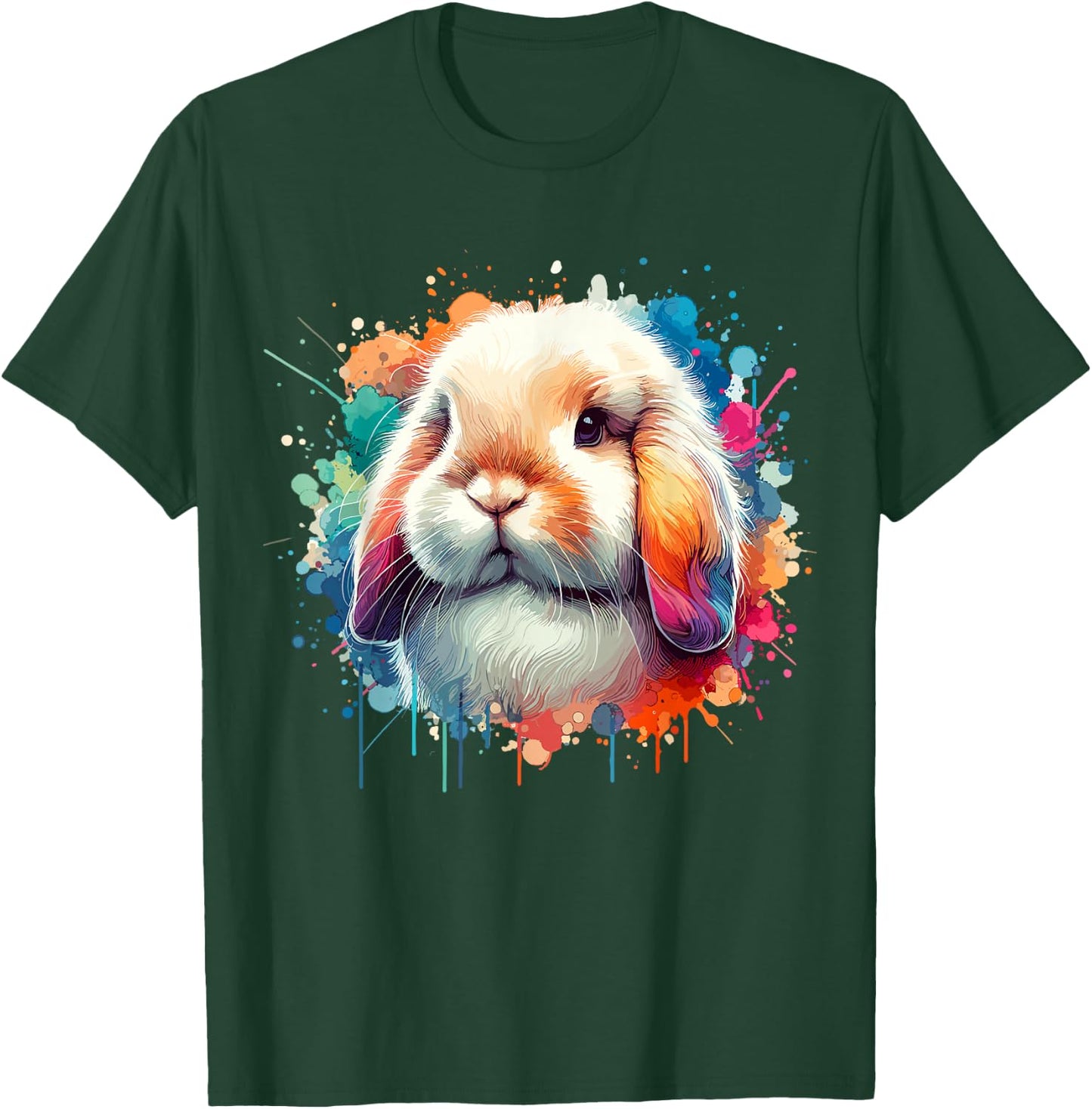 Holland Lop Bunny Easter Mini Lop Cute T-Shirt - T-Shirt | Forest