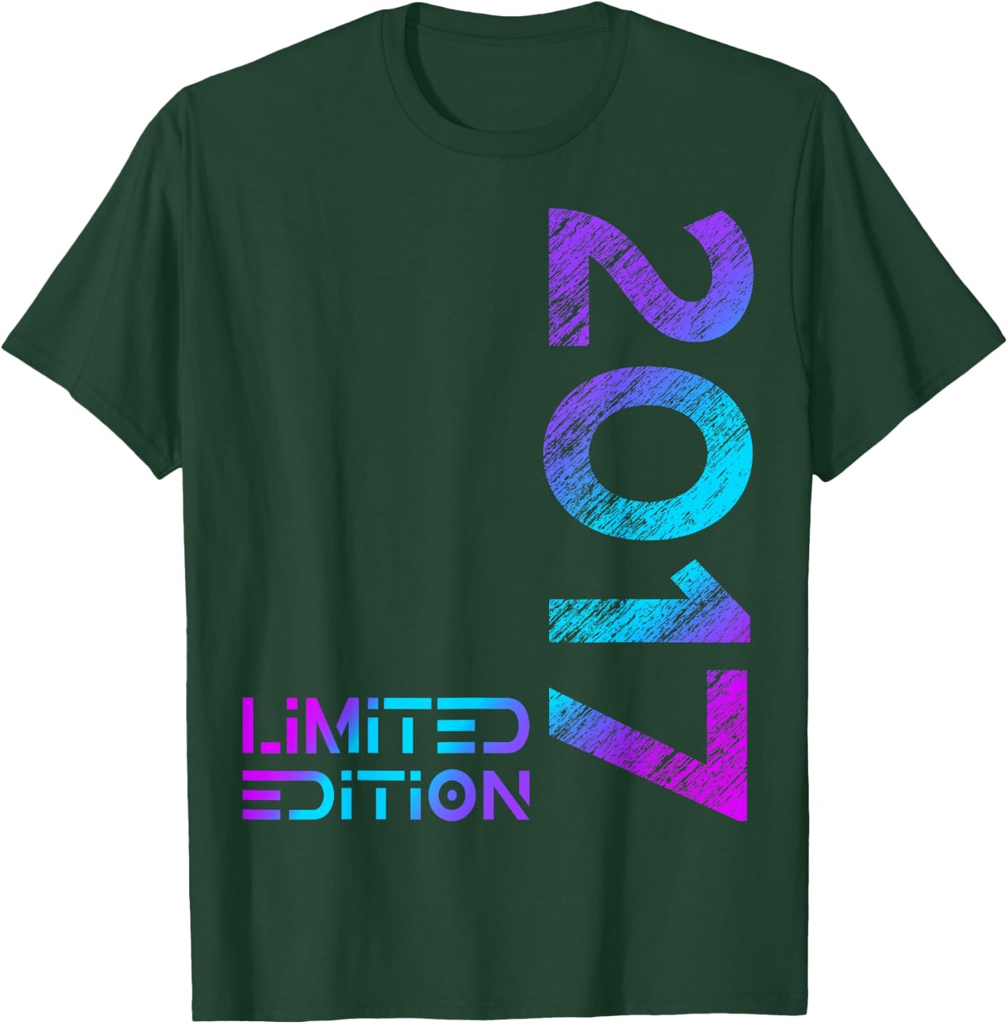 Limited Edition Jahrgang 2017 Junge Mädchen 9. Geburtstag T-Shirt - T-Shirt | Forest