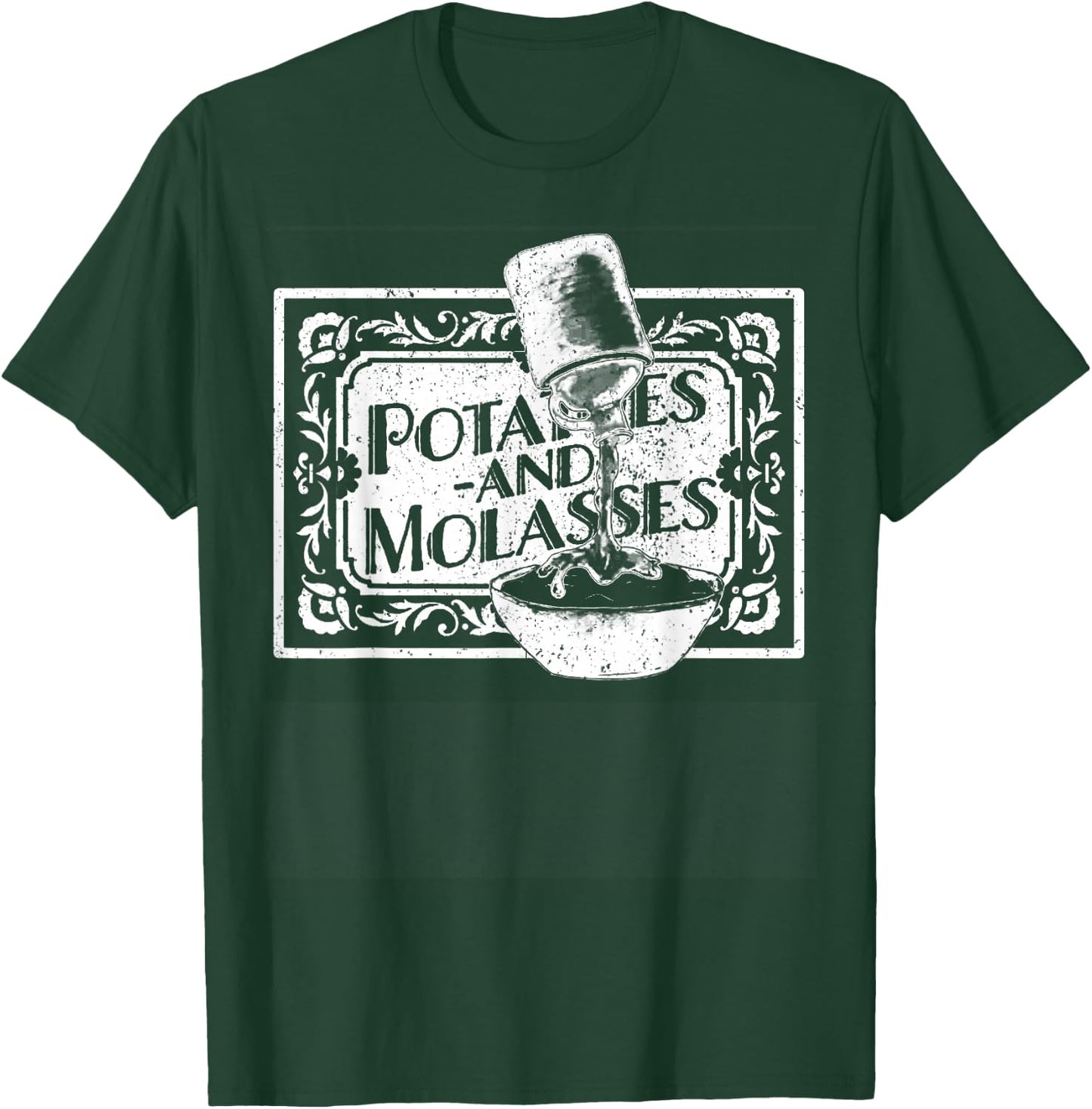 Vintage Potatoes & Molasses T-Shirt - T-Shirt | Forest