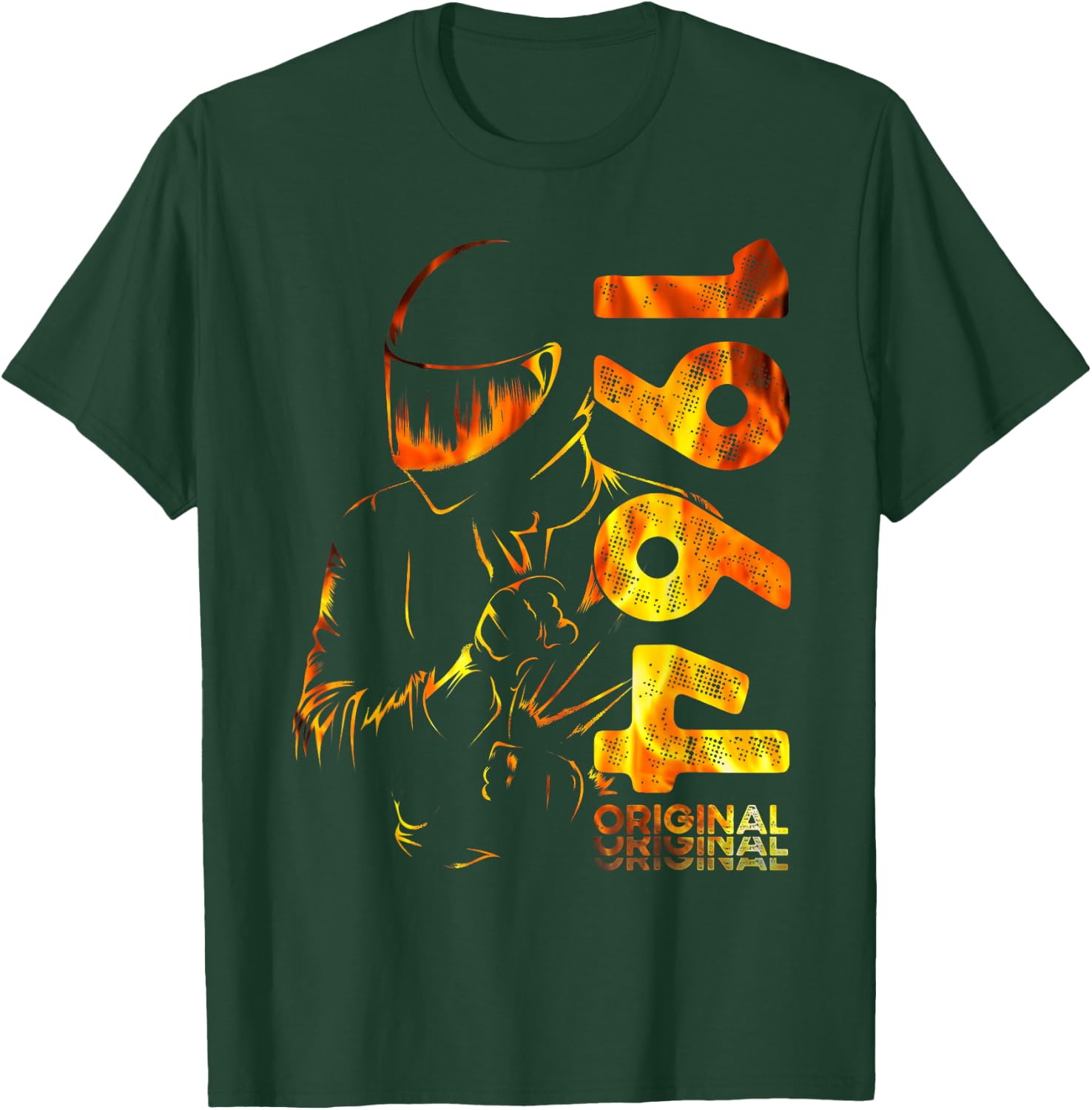 60th Birthday Man Motorcycle Biker Biker 1964 , Black, S T-Shirt - T-Shirt | Forest