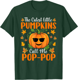 The Cutest Little Pumpkins Call Me Pop Pop Shirt Halloween T-Shirt - T-Shirt | Forest