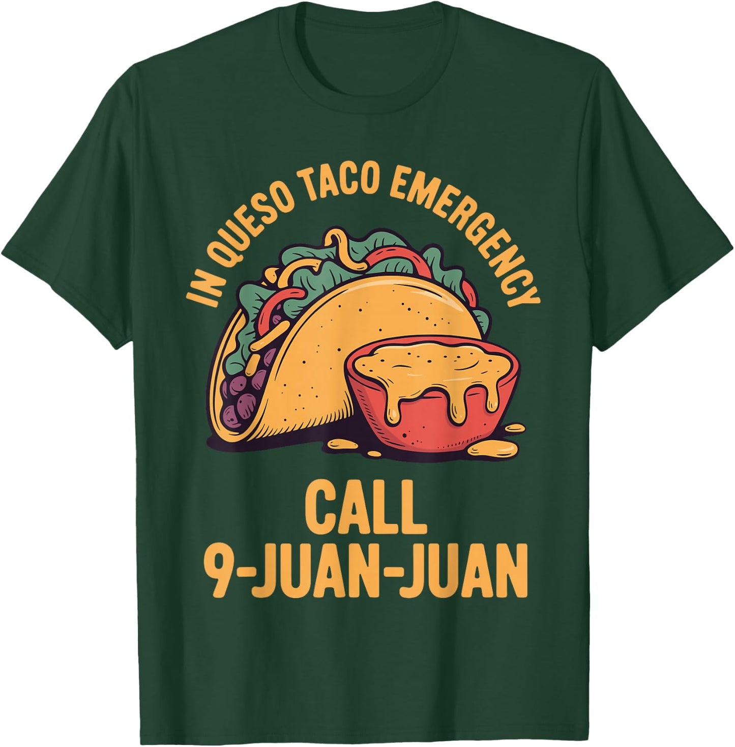 Funny Taco Costume Women Cinco De Mayo Taco Lover T-Shirt - T-Shirt | Forest