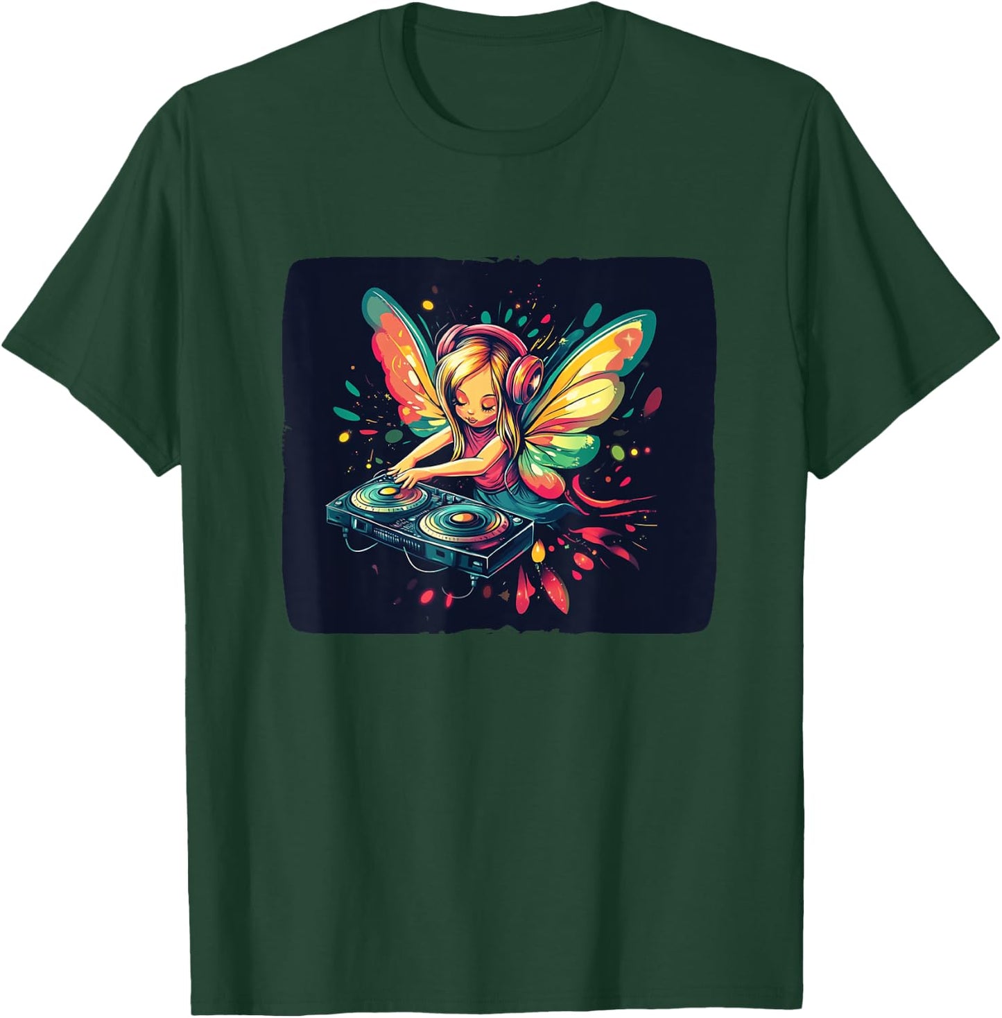 Joli costume de DJ magique pour les amateurs de fées et de fêtes T-Shirt - T-Shirt | Forest
