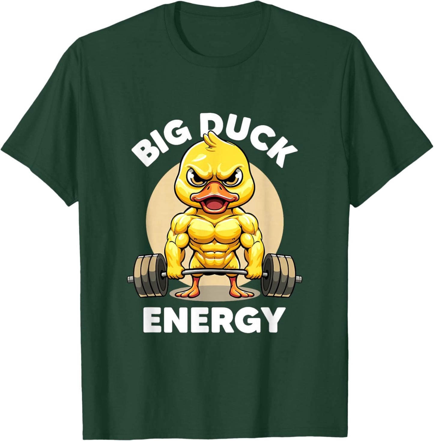 Big Duck Energy Duck Lovers Funny Gym Gewichtheben Ente T-Shirt - T-Shirt | Forest