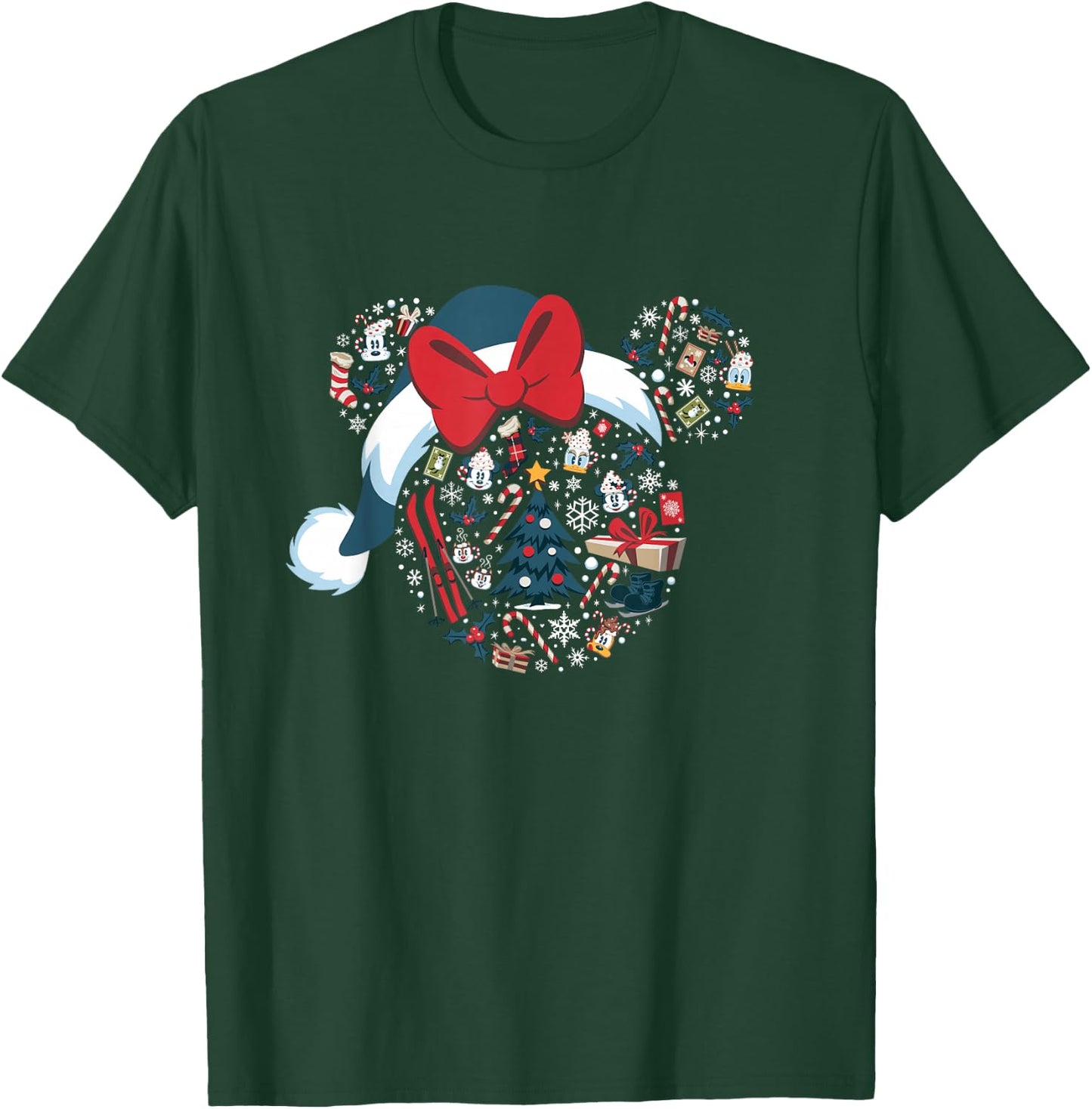 Disney Minnie Mouse Icon Winter Lodge T-Shirt - T-Shirt | Forest