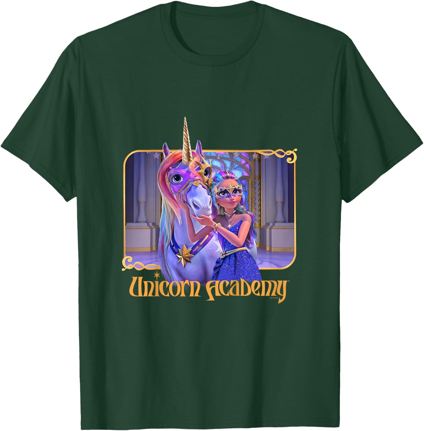 Child Sophia and Wildstar Ball Masquerade Fairy Moon , Black, 2 T-Shirt - T-Shirt | Forest