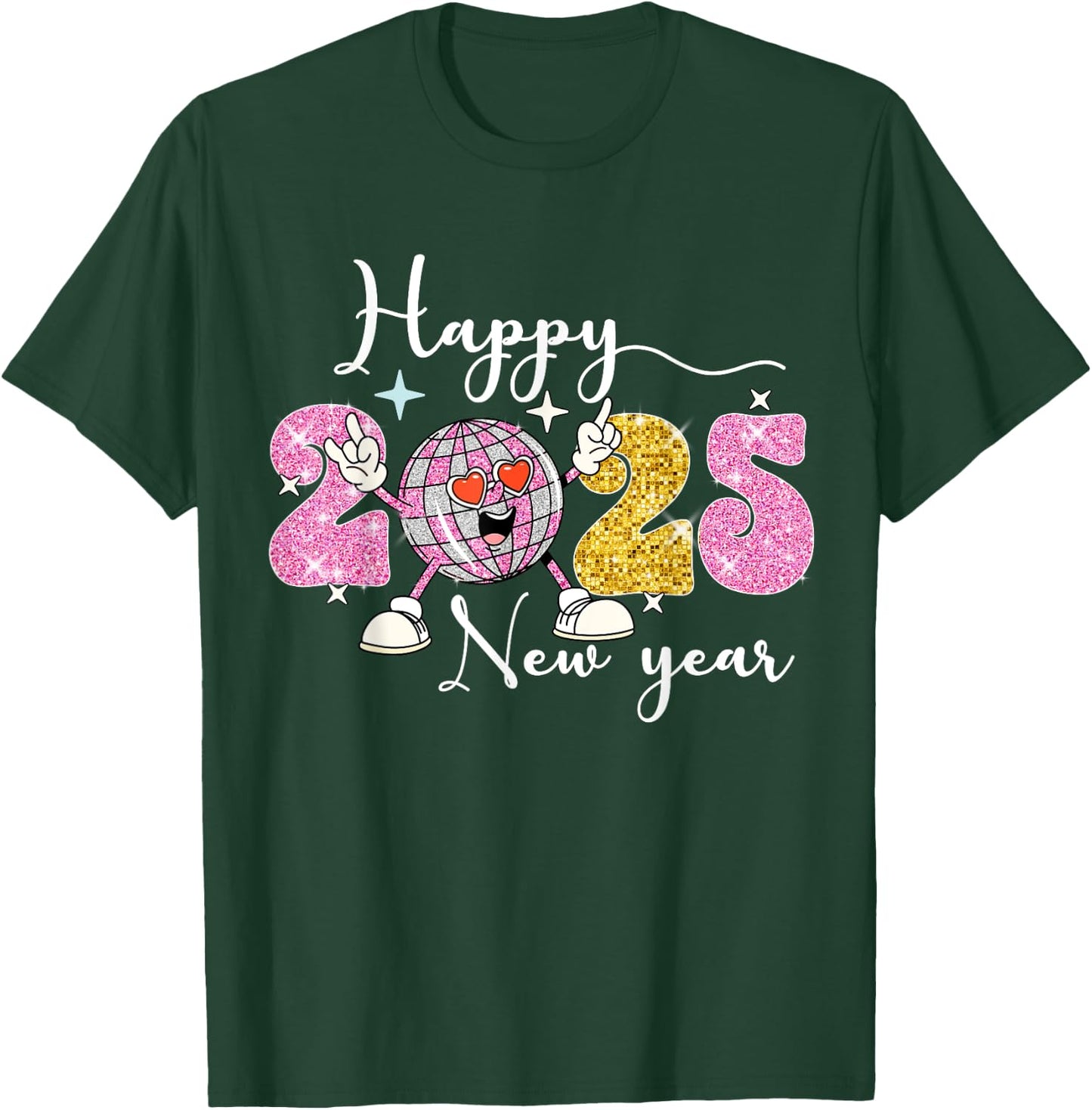 Happy new Year 2025 Party Family Matching T-Shirt - T-Shirt | Forest