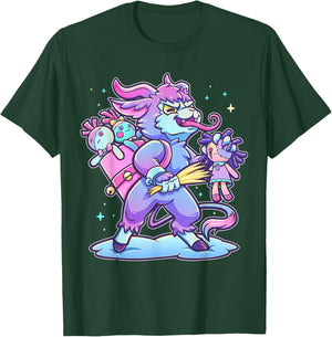 Pastel Goth Krampus Creepy Germanic Christmas Demon Horror T-Shirt - T-Shirt | Forest