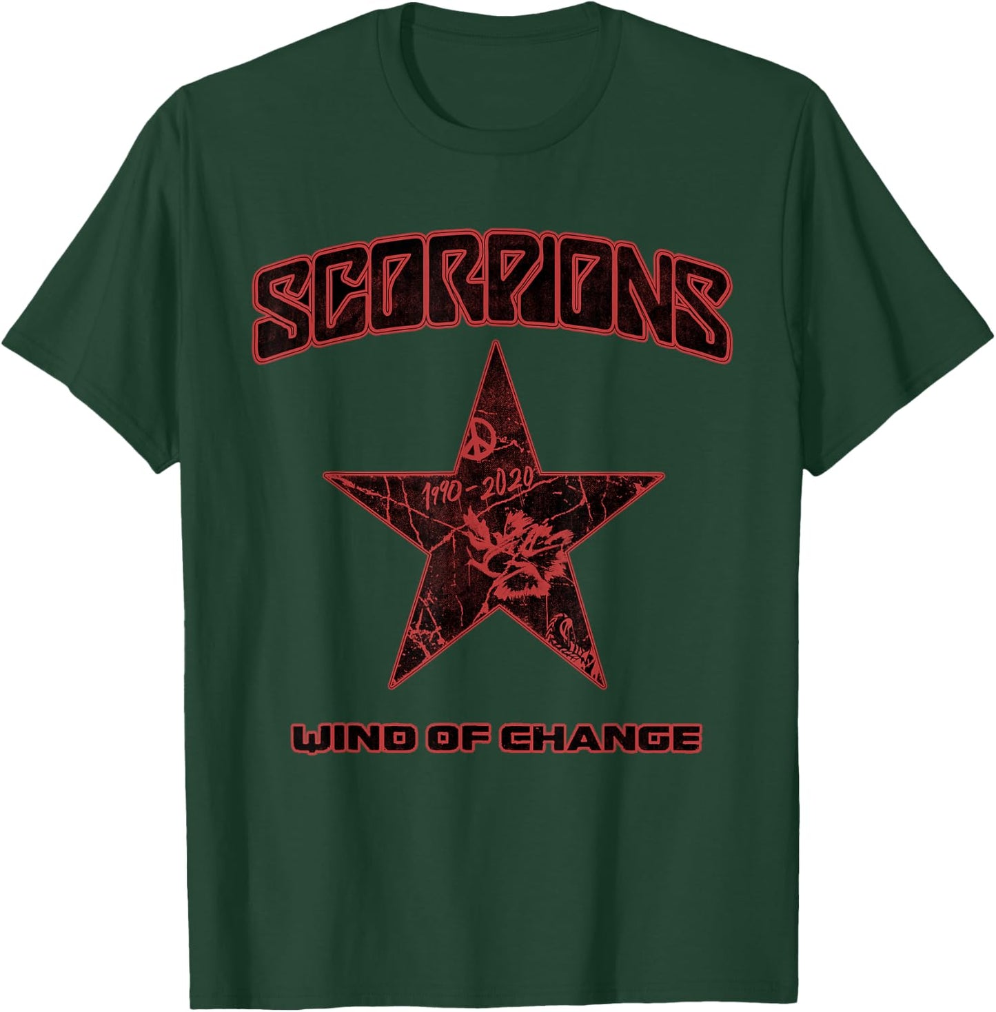 Offizielle Scorpions Wind of Change schwarz T-Shirt - T-Shirt | Forest