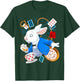Alice in Wonderland - White Rabbit , black, s T-Shirt - T-Shirt | Forest