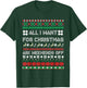 Christmas Nurse Ugly Christmas Sweater T-Shirt - T-Shirt | Forest
