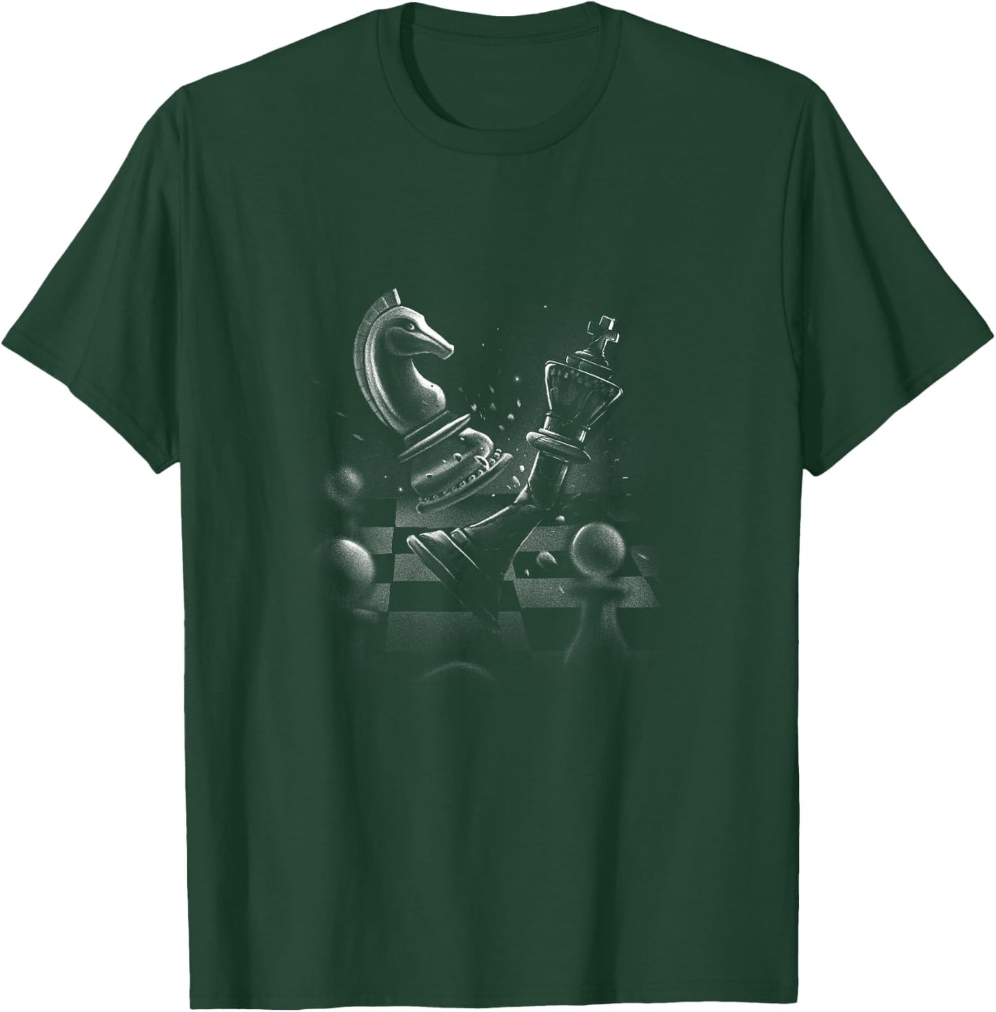 Chess Pieces Chess Player Gift , Black, Female X-Small T-Shirt - T-Shirt | Forest
