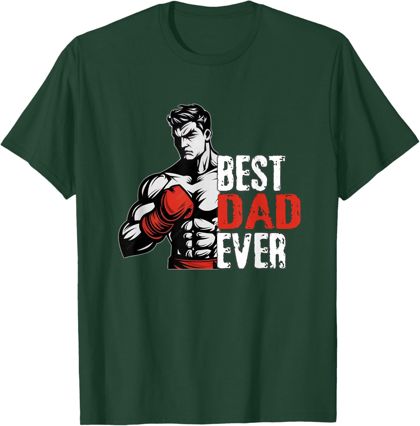 Boxing shirt for father, boxing costume for father birthday T-Shirt - T-Shirt | Forest