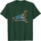 Brown Trout Fishing Emigrant Riser Fly Fishing T-Shirt - T-Shirt | Forest