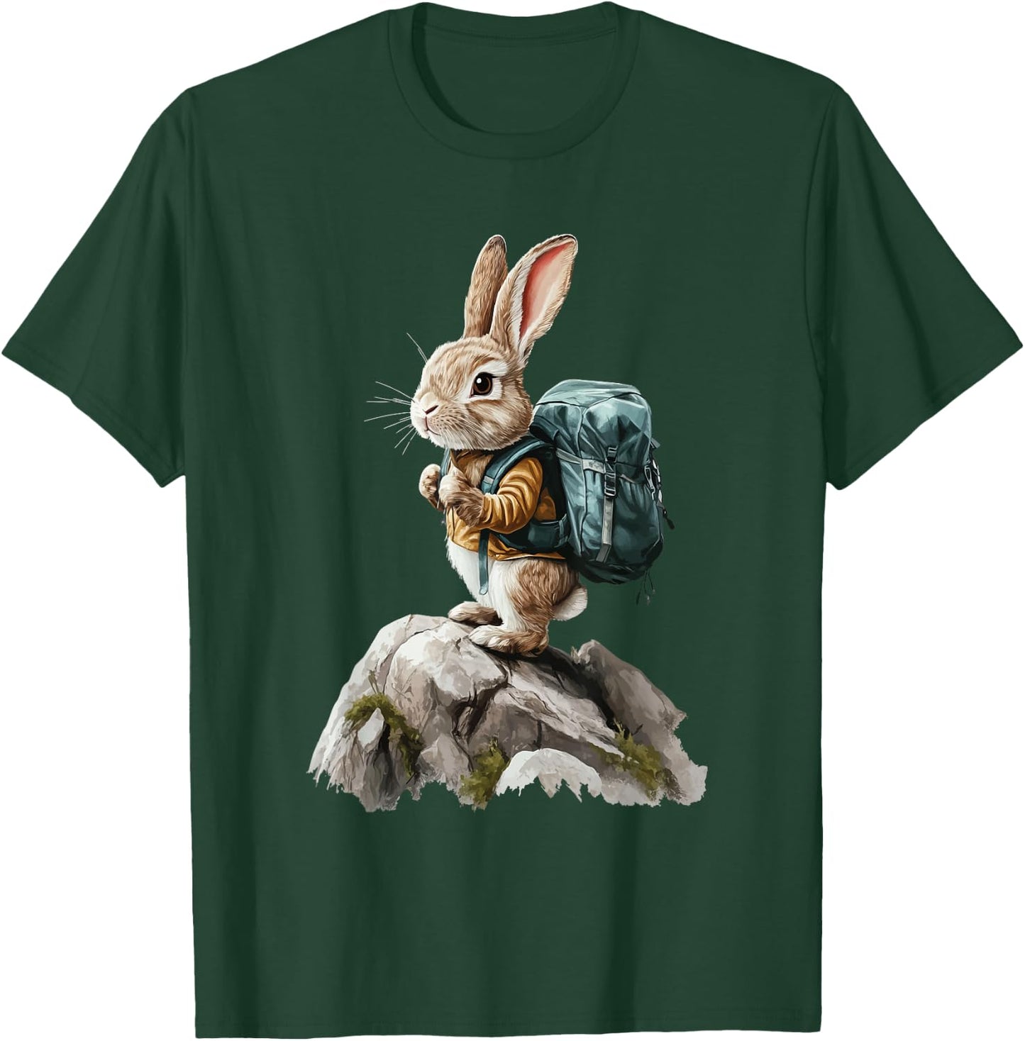 Rabbit Hiking T-Shirt - T-Shirt | Forest
