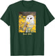 Barn Owl In Field Of Bright Yellow Flowers T-Shirt - T-Shirt | Forest