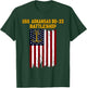 Battleship USS Arkansas BB-33 Warship Veteran Father Grandpa T-Shirt - T-Shirt | Forest