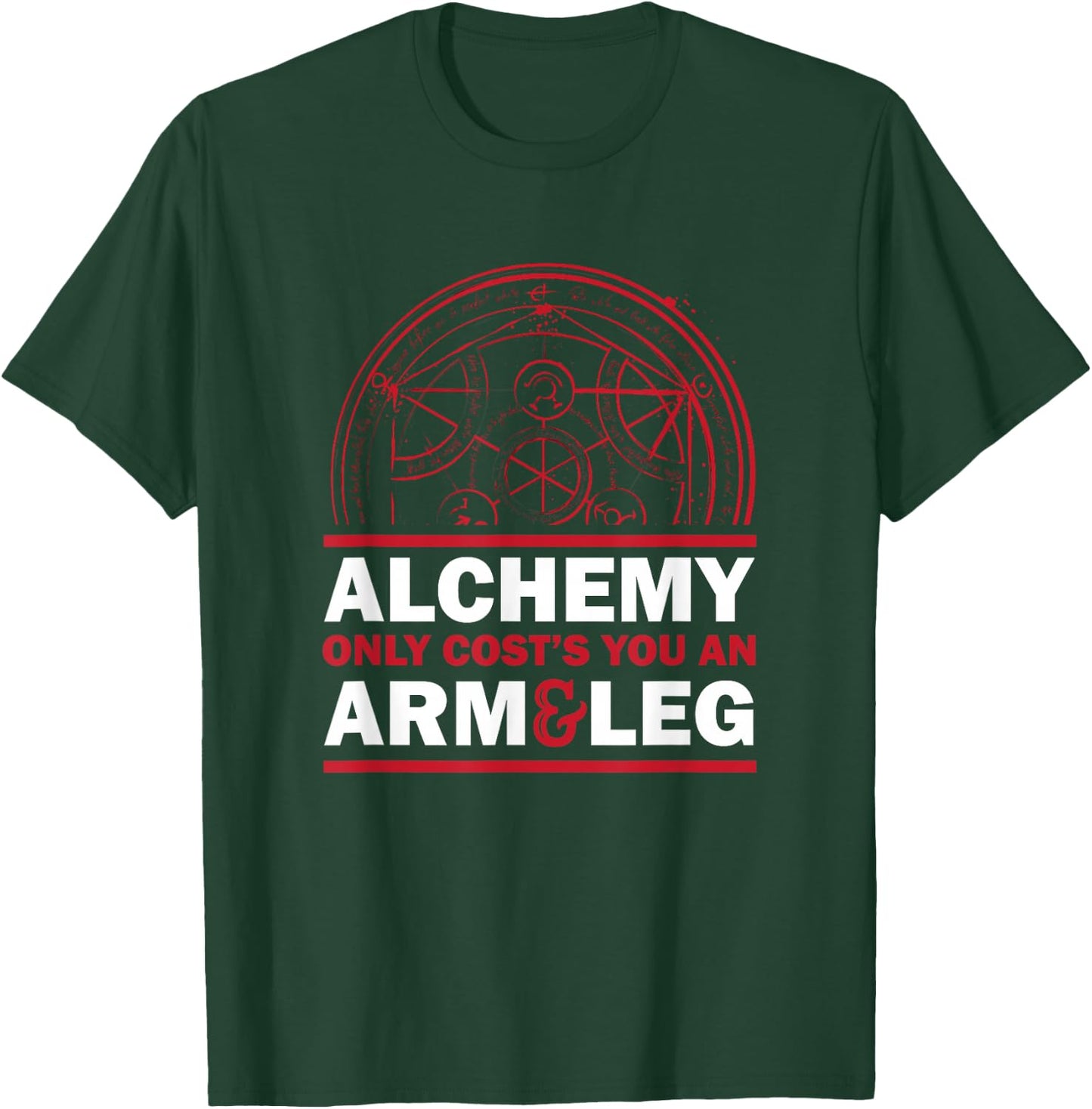 Alchemist Anime T Shirt Otaku Weeaboo T-Shirt - T-Shirt | Forest