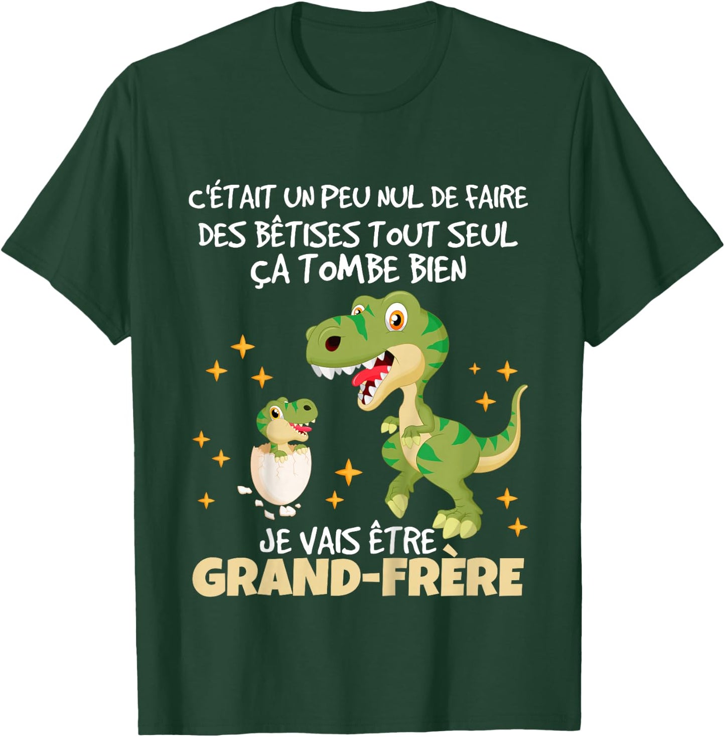 Child Future Big Brother 2026 Announcement Pregnancy Grandbrother 2026 T-Shirt - T-Shirt | Forest