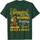 Stepping Into My November Birthday Religious Bday Afro Woman T-Shirt - T-Shirt | Forest