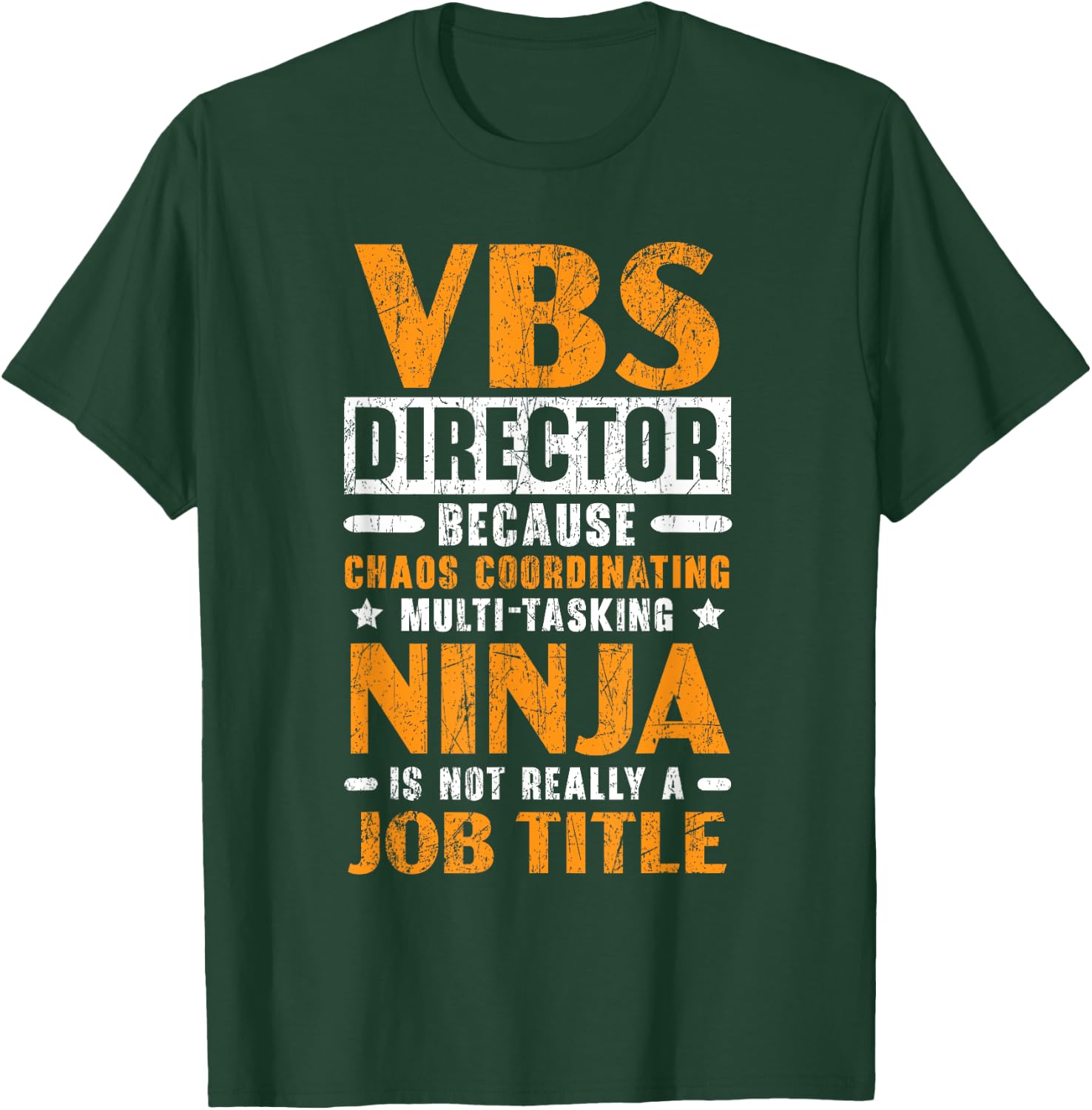 VBS Director Vacation Bible School Christian Teacher Men Women T-Shirt - T-Shirt | Forest