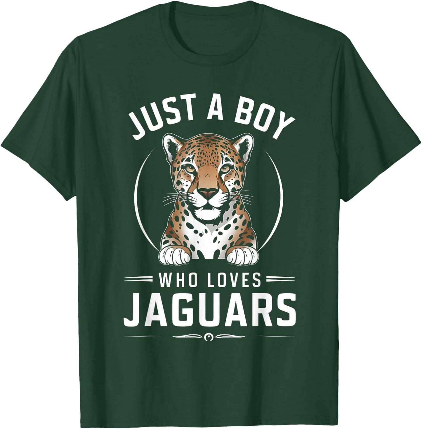 Just A Boy Who Loves Jaguars T-Shirt - T-Shirt | Forest