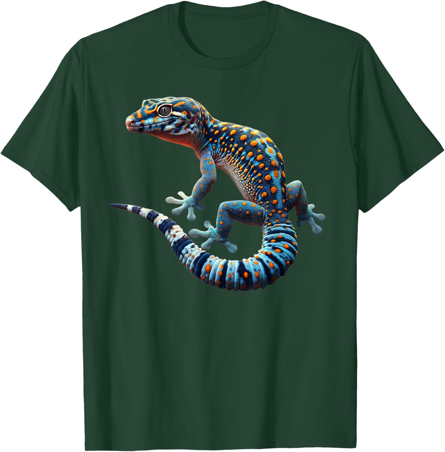 Tokay Gecko Wild Reptile Lizard T-Shirt - T-Shirt | Forest