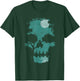 Halloween Wilderness Skull T-Shirt - T-Shirt | Forest