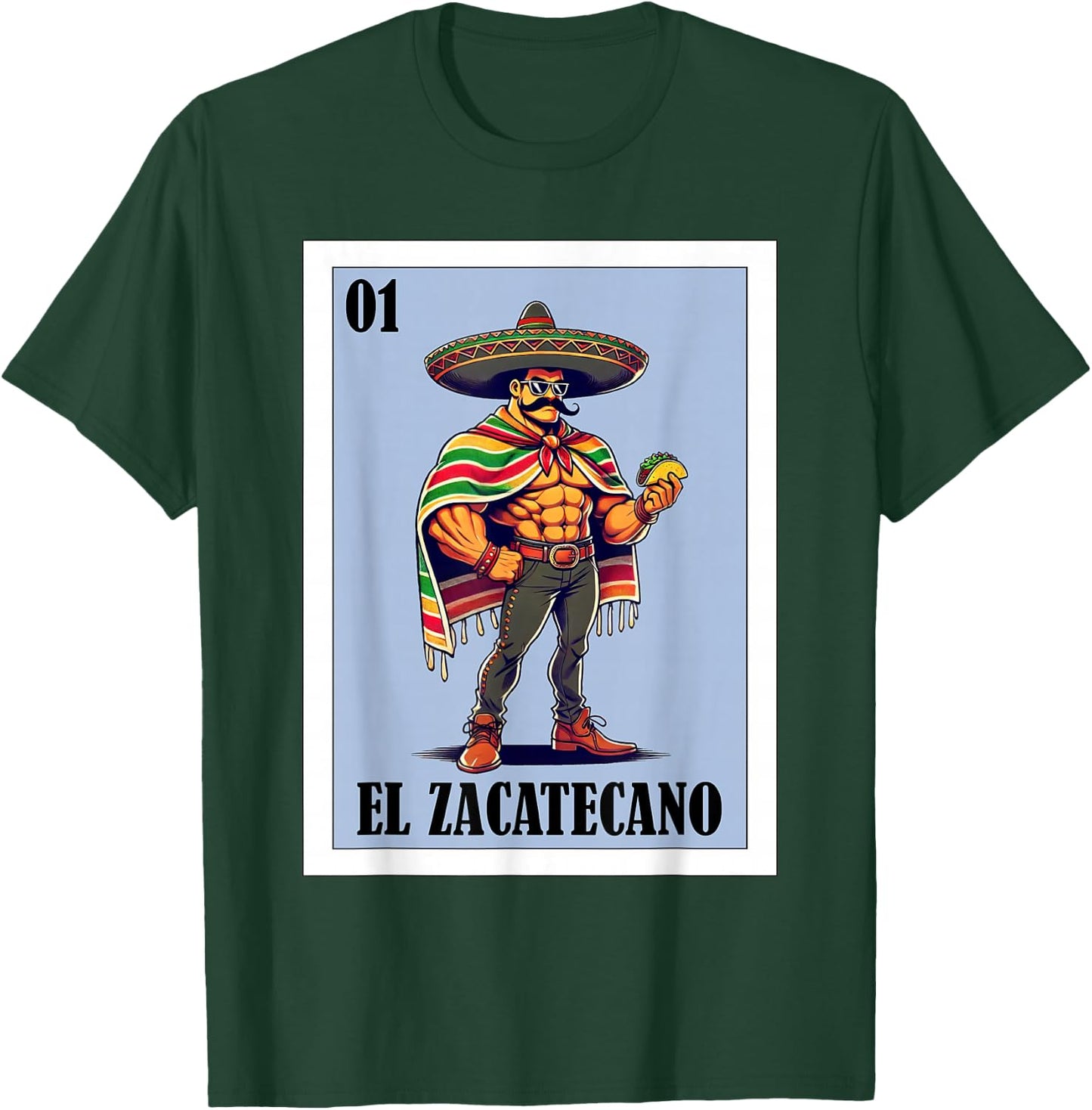 Funny Zacatecas Mexican Design - El Zacatecano T-Shirt - T-Shirt | Forest