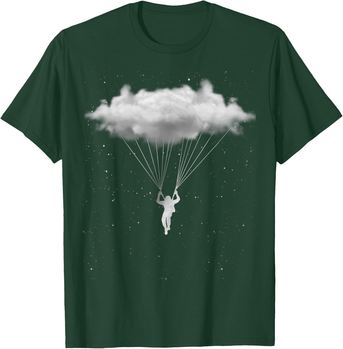 Skydiving Shirt Night Cloud Star Constellation Shirt T-Shirt - T-Shirt | Forest