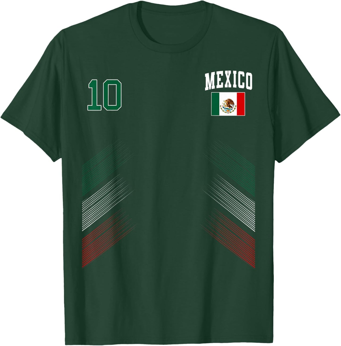 Mexiko-Flagge, mexikanischer Stolzliebhaber T-Shirt - T-Shirt | Forest