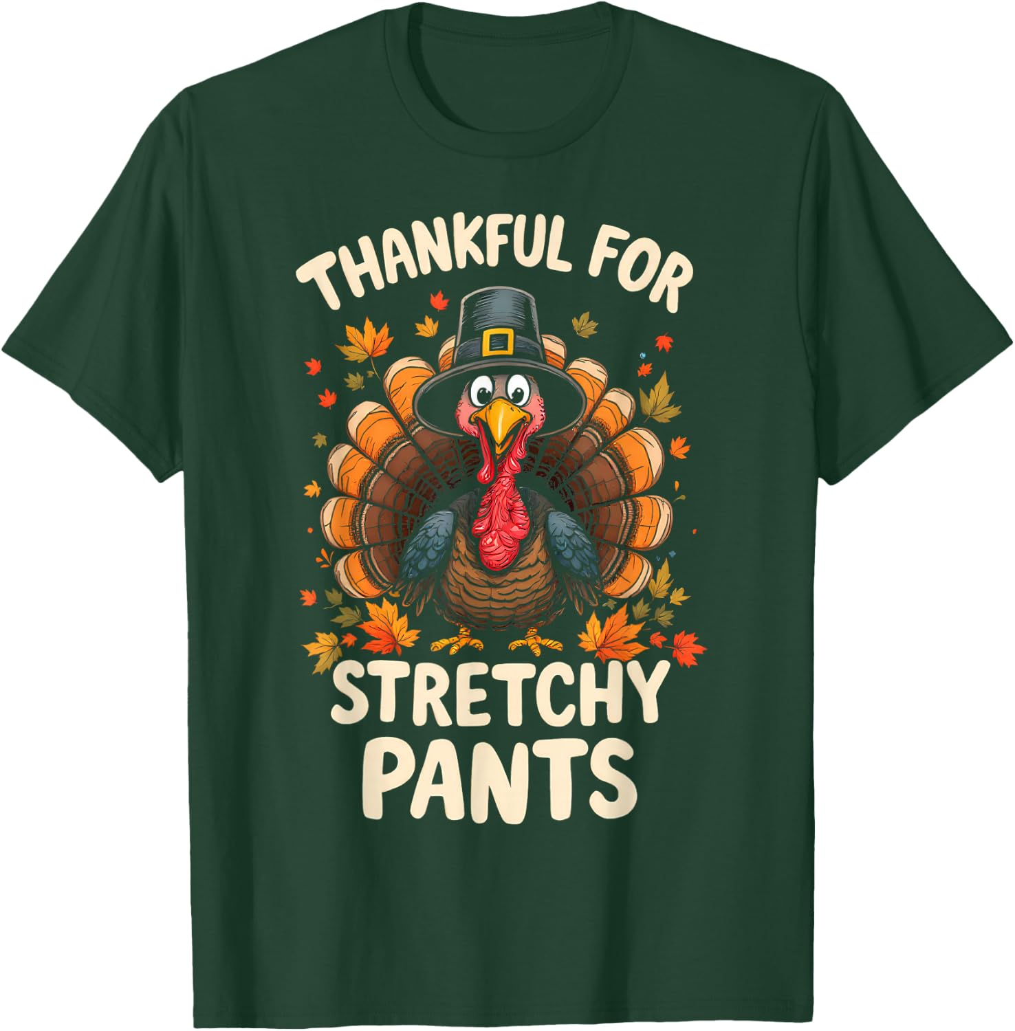 Funny Turkey Joke Thanksgiving T-Shirt - T-Shirt | Forest
