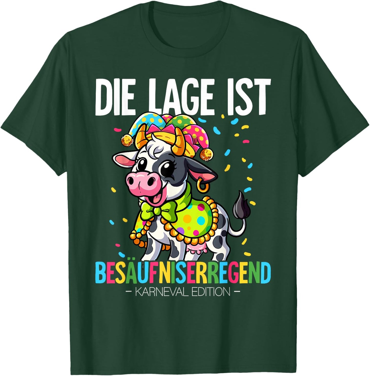 Cologne Carnival , black T-Shirt - T-Shirt | Forest
