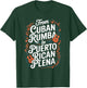 Half Cuban Half Puerto Rican Country Puerto Rico Flag Cuba T-Shirt - T-Shirt | Forest