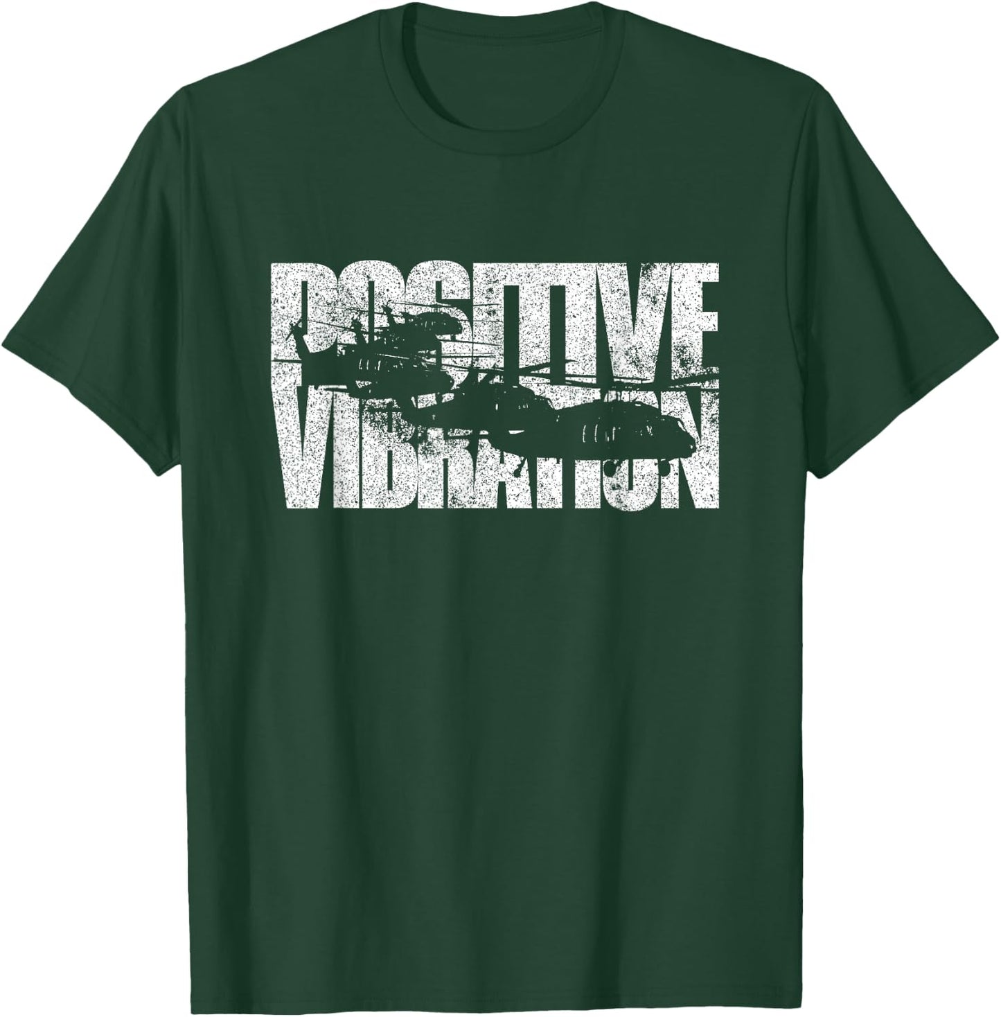 Positive Vibration UH60 Blackhawk-Hemd T-Shirt - T-Shirt | Forest