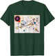 Composition of Kandinsky 8 , Black, S T-Shirt - T-Shirt | Forest