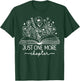 Just One More Chapter Bookish Book Reading Botanical Book T-Shirt - T-Shirt | Forest