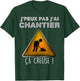 Je Peux Pas J'ai Chantier ça Hollow Construction , Black, S T-Shirt - T-Shirt | Forest