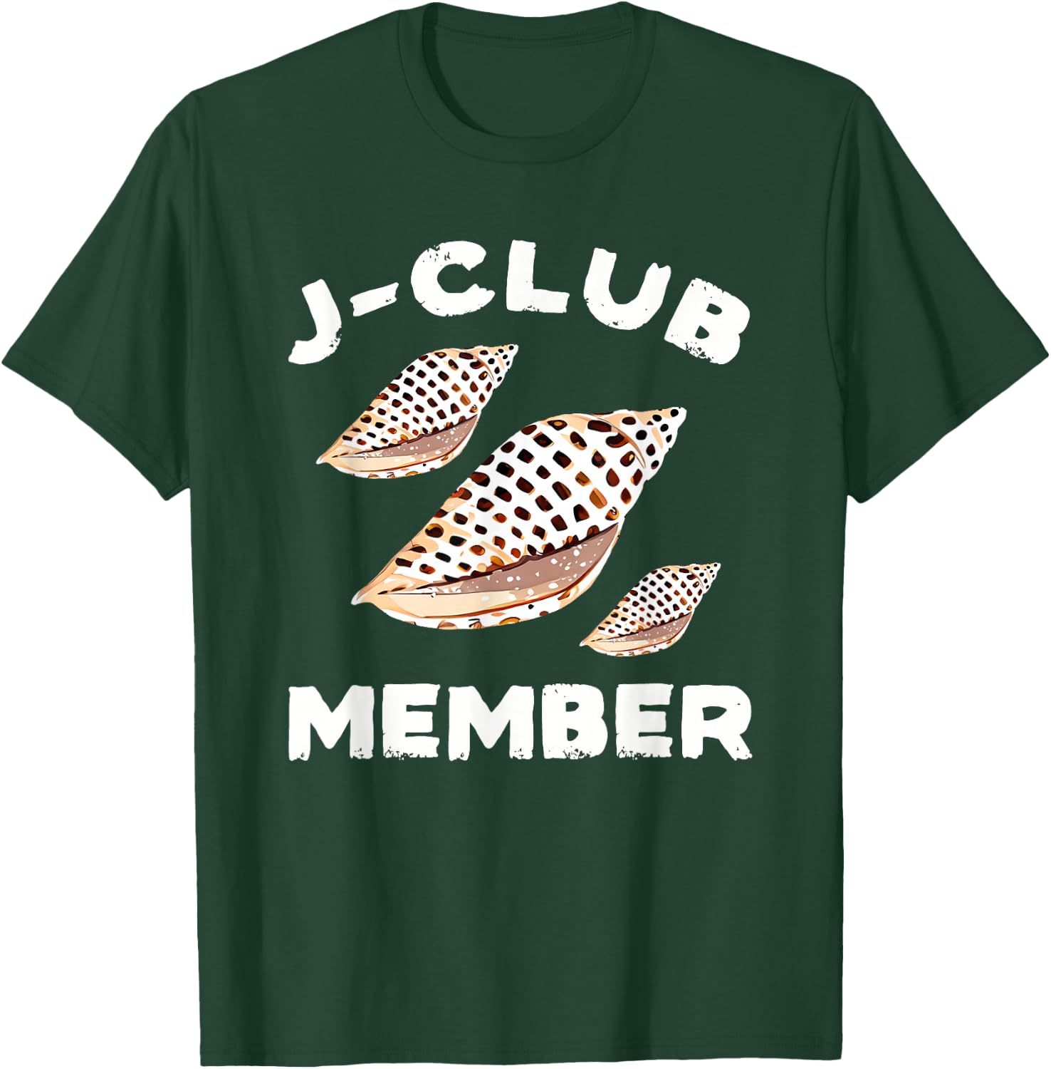 Junonia Club Member J-Club Seashell Bucket List Beachcomber T-Shirt - T-Shirt | Forest