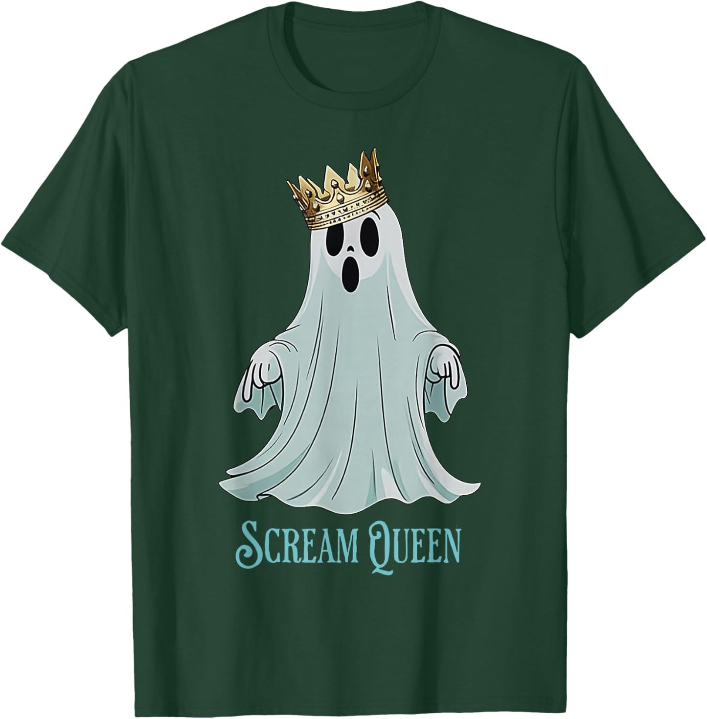 Scream Queen Ghost Halloween T-Shirt - T-Shirt | Forest