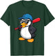 Penguin Baseball Panda Playing Baseball Penguin T-Shirt - T-Shirt | Forest