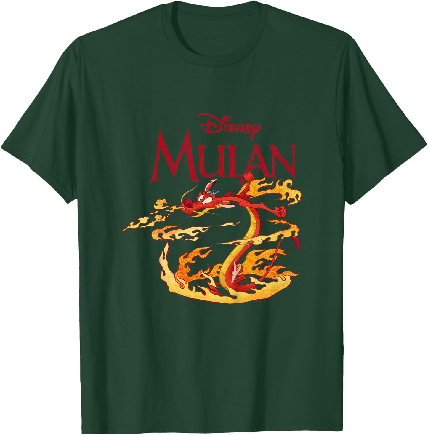 Kids Mulan Mushu Dragon Fire , white, 2 T-Shirt - T-Shirt | Forest