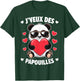 I Want Papouilles Love Couple Humor Valentine's Day , Black, S T-Shirt - T-Shirt | Forest