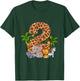 Kids 2 Year Old Zoo Birthday Safari Jungle Animal 2nd B-day T-Shirt - T-Shirt | Forest